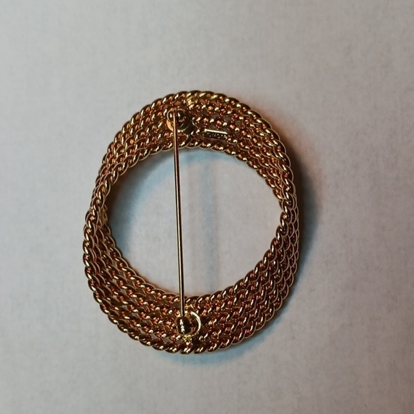 Vintage Monet Braided Rope Lasso Brooch - Picture 5 of 7